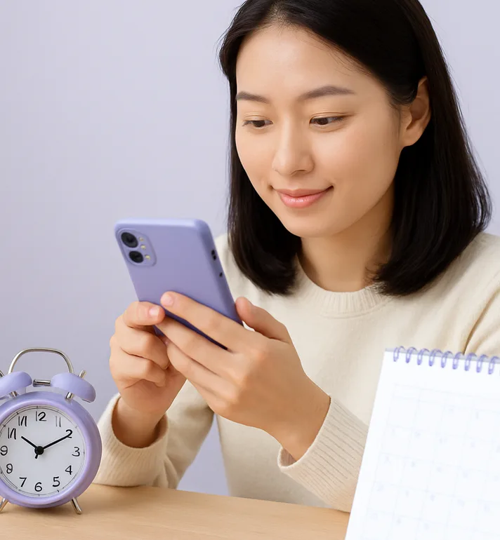 일정 알림 확인